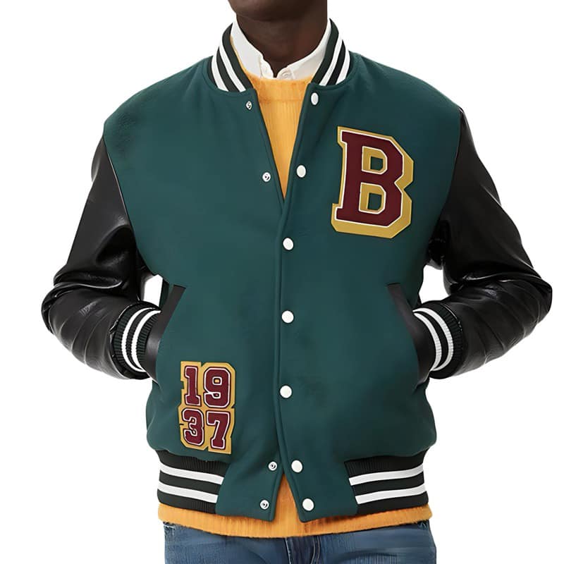 Varsity Jacket Green – riseonicsindustry